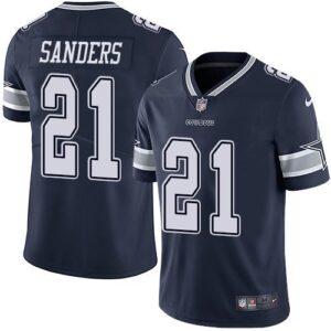 Dallas Cowboys #21 Deion Sanders Navy Blue Team Color  Vapor Untouchable