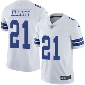 Dallas Cowboys #21 Ezekiel Elliott White  Vapor Untouchable