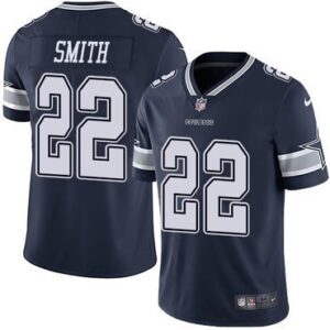 Dallas Cowboys #22 Emmitt Smith Navy Blue Team Color  Vapor Untouchable