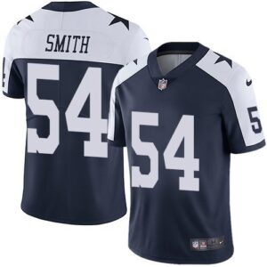 Dallas Cowboys #54 Jaylon Smith Navy Blue Thanksgiving  Vapor Untouchable