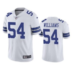 Dallas Cowboys #54 Sam Williams White Vapor