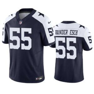Dallas Cowboys #55 Leighton Vander Esch Navy 2023 F.U.S.E. Vapor