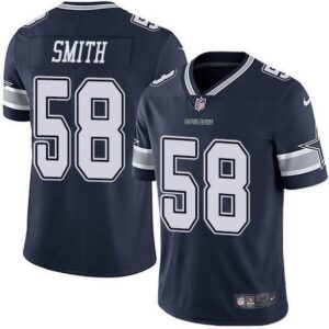 Dallas Cowboys #58 Mazi Smith Navy Vapor Untouchable