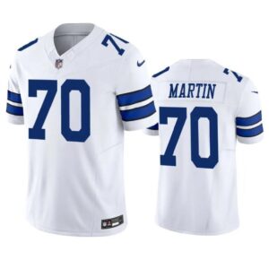 Dallas Cowboys #70 Zack Martin White 2023 F.U.S.E. Vapor