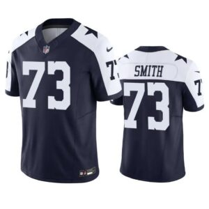 Dallas Cowboys #73 Tyler Smith Navy 2023 F.U.S.E. Vapor