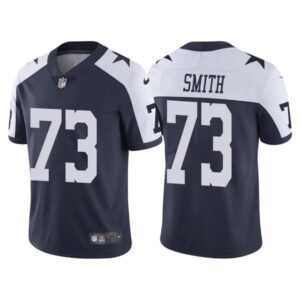 Dallas Cowboys #73 Tyler Smith Navy Thanksgiving Vapor