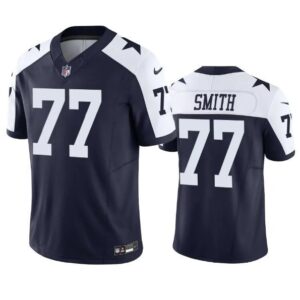 Dallas Cowboys #77 Tyron Smith Navy 2023 F.U.S.E. Vapor