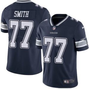 Dallas Cowboys #77 Tyron Smith Navy Blue Team Color  Vapor Untouchable