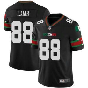 Dallas Cowboys #88 CeeDee Lamb Black Mexico Vapor