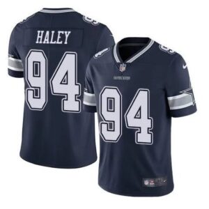 Dallas Cowboys #94 Charles Haley Navy Vapor