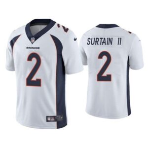 Denver Broncos #2 Patrick Surtain II White Vapor
