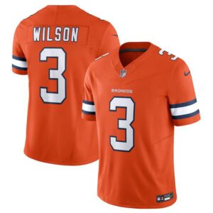 Denver Broncos #3 Russell Wilson Orange 2023 F.U.S.E. Vapor Untouchable