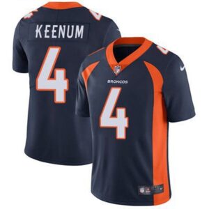 Denver Broncos #4 Case Keenum Navy Blue Alternate  Vapor Untouchable