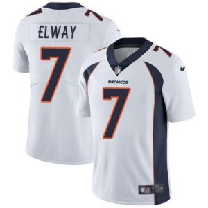 Denver Broncos #7 John Elway White  Vapor Untouchable