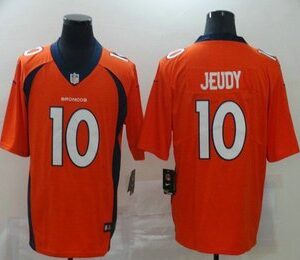 Denver Broncos #10 Jerry Jeudy Orange 2020 Vapor Untouchable