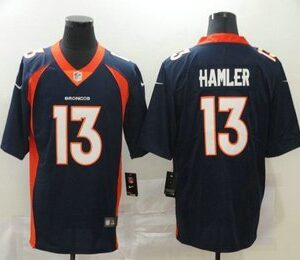 Denver Broncos #13 KJ Hamler Navy Blue 2020 Vapor Untouchable