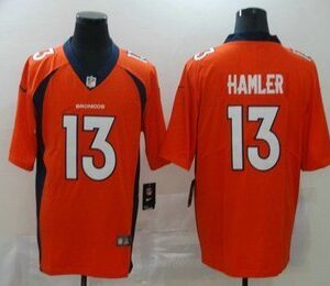 Denver Broncos #13 KJ Hamler Orange 2020 Vapor Untouchable