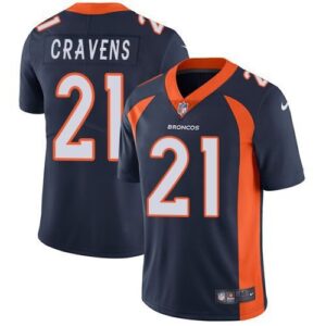 Denver Broncos #21 Su'a Cravens Navy Blue Vapor Untouchable