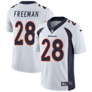 Denver Broncos #28 Royce Freeman White Vapor Untouchable
