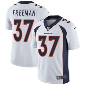 Denver Broncos #37 Royce Freeman White  Vapor Untouchable