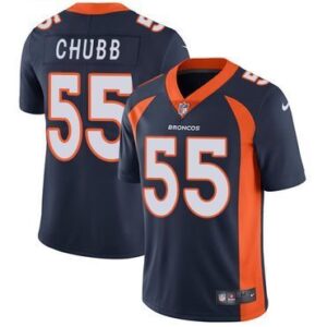 Denver Broncos #55 Bradley Chubb Navy Blue Alternate  Vapor Untouchable