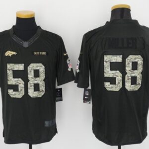 Denver Broncos #58 Von Miller Black General Version