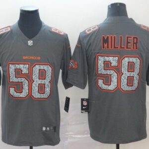 Denver Broncos #58 Von Miller Gray