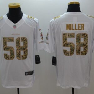 Denver Broncos #58 Von Miller White General Version