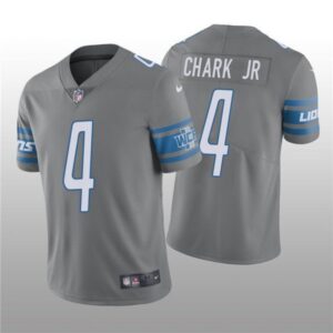 Detroit Lions #4 DJ Chark Jr. Gray Vapor Untouchable