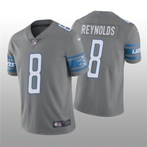 Detroit Lions #8 Josh Reynolds Gray Vapor Untouchable