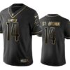 Detroit Lions #14 Amon-Ra St. Brown Black Gold Edition
