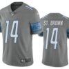 Detroit Lions #14 Amon-Ra St. Brown Gray Vapor Untouchable