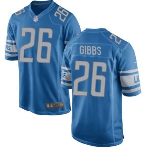 Detroit Lions #26 Jahmyr Gibbs Blue 2023 Draft