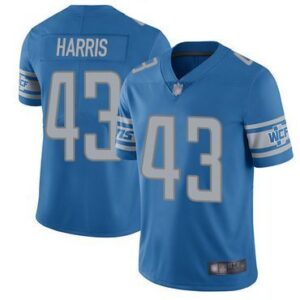 Detroit Lions #43 Will Harris Blue Team Color  Vapor Untouchable