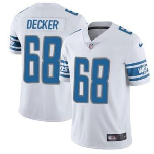 Detroit Lions #68 Taylor Decker White Vapor Untouchable