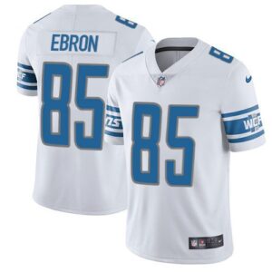 Detroit Lions #85 Eric Ebron White Vapor Untouchable