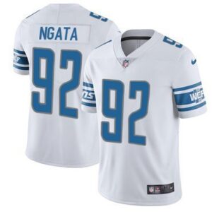Detroit Lions #92 Haloti Ngata White Vapor Untouchable