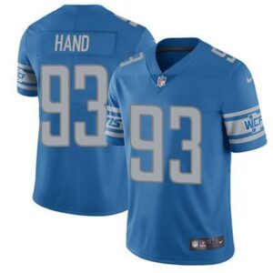 Detroit Lions #93 Da'Shawn Hand Blue Team Color  Vapor Untouchable