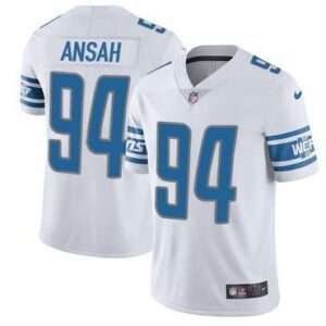 Detroit Lions #94 Ziggy Ansah White Vapor Untouchable