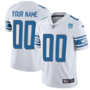 Detroit Lions Active Player Custom White 2023 F.U.S.E. 90th Anniversary