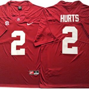 Alabama Crimson Tide #2 Jalen Hurts Red