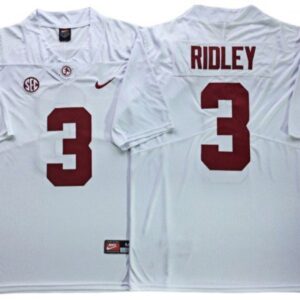Alabama Crimson Tide #3 Calvin Ridley White