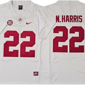 Alabama Crimson Tide #22 Najee Harris White