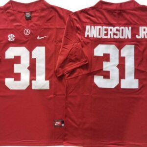 Alabama Crimson Tide #31 Will Anderson Jr. Red