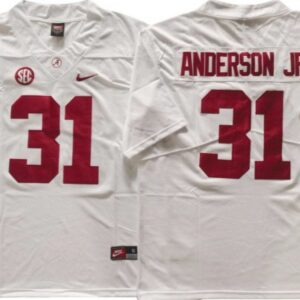 Alabama Crimson Tide #31 Will Anderson Jr. White