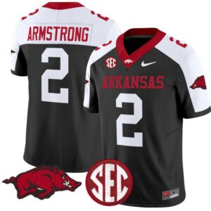 Andrew Armstrong  #2 Arkansas Razorbacks Vapor   Black Alternate