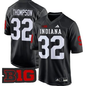 Anthony Thompson  #32 Indiana Hoosiers 2024 Game V2  Black