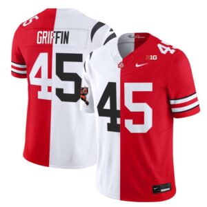 Archie Griffin  #45 Ohio State Buckeyes Split Vapor V2  Stitched
