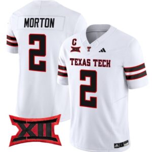 Behren Morton  #2 Texas Tech Red Raiders Vapor   White