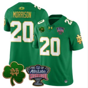 Benjamin Morrison  #20 Notre Dame Allstate Sugar Bowl  Green